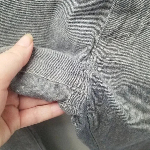 Agave Men's Gringo Straight Leg Linen Cotton  Grey Jeans Size 34 - Picture 10 of 13